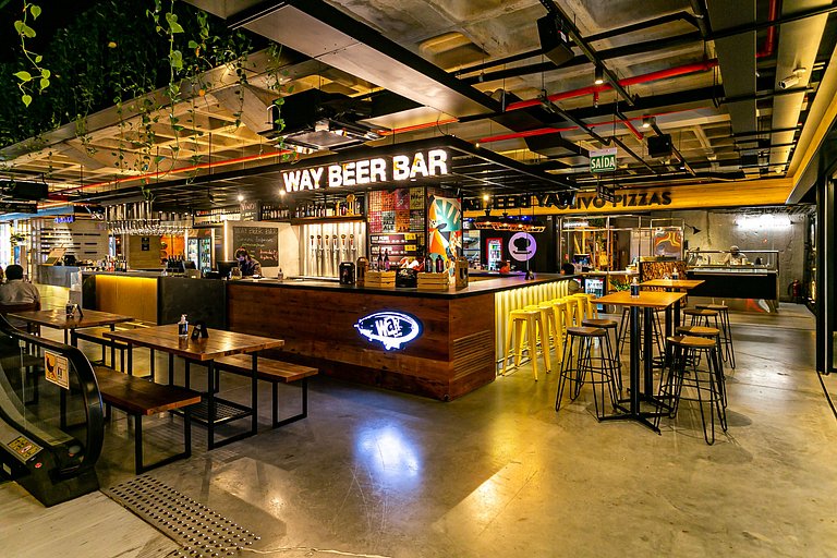 Academia | Food Hall | 450m do Shopping #CA04