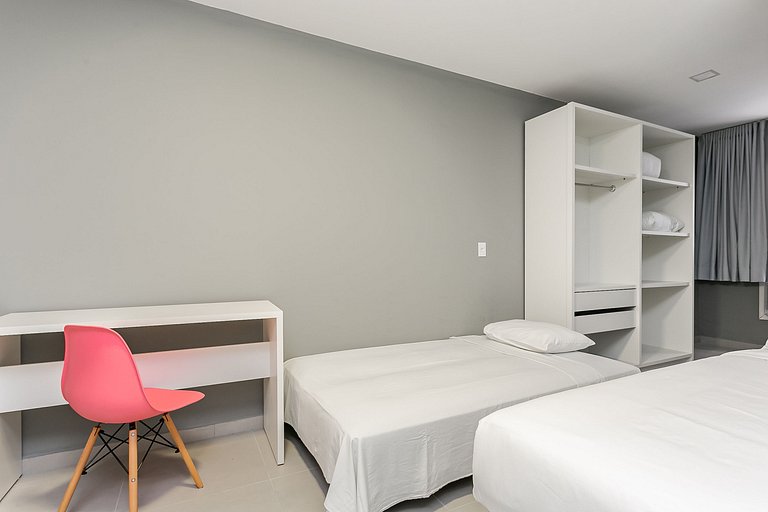 Studio novo próximo ao Beiramar Shopping #HKSP01