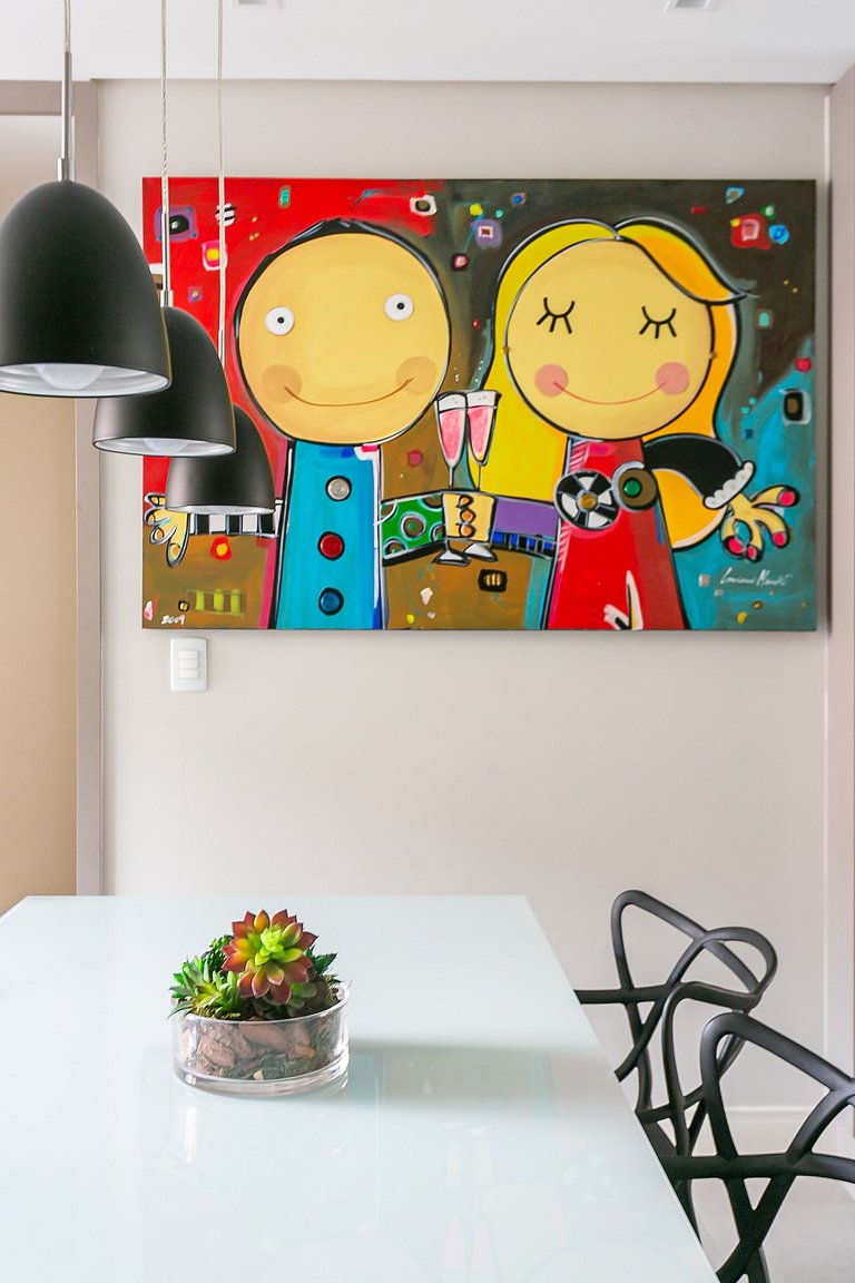 200m from Beiramar Shopping | WI-FI 100mb #CA43