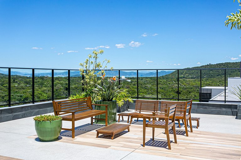 WI-FI 300MB | Rooftop with Pool in Jurerê #JA15