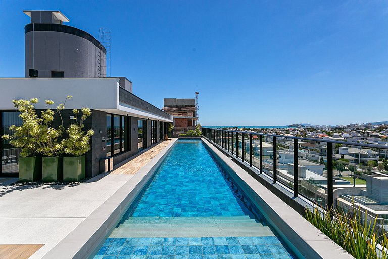 WI-FI 300MB | Rooftop with Pool in Jurerê #JA15