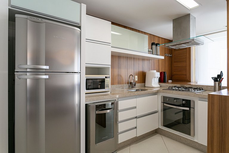 SEA FRONT | Balcony with Barbecue grill #CHA06