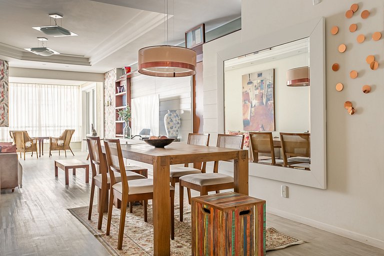 Apartment 500m from P12 in Jurerê #JA25D