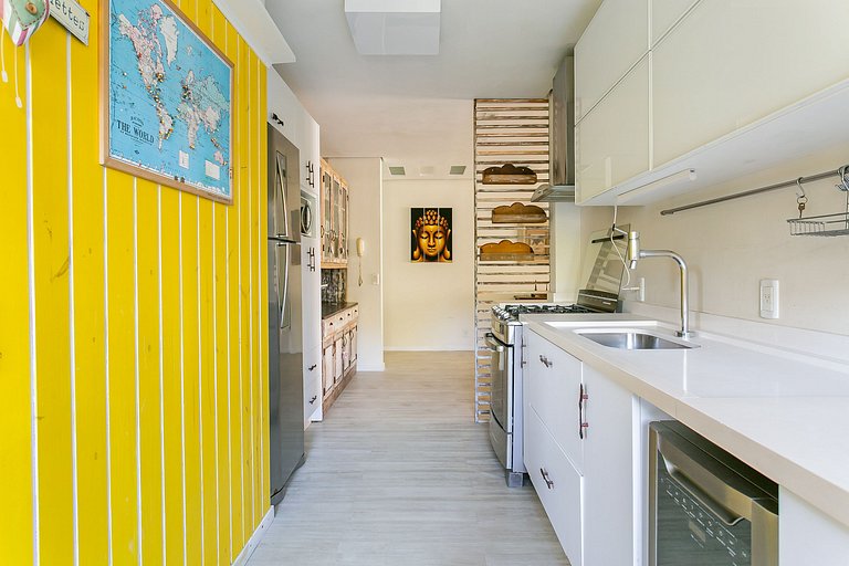 Apartment 500m from P12 in Jurerê #JA25D