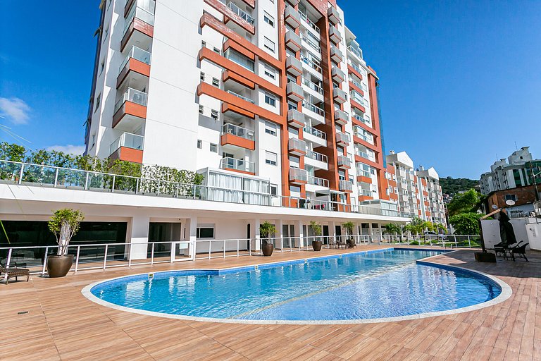 Vista Parcial MAR | Churrasqueira | Piscina #CA09