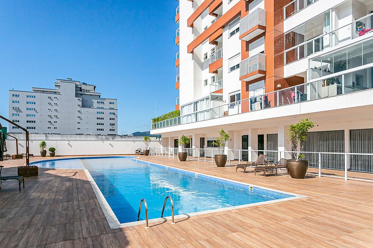 Vista Parcial MAR | Churrasqueira | Piscina #CA09