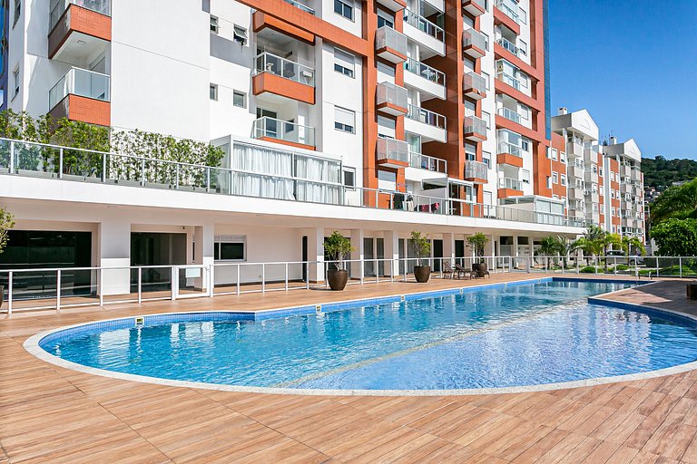 Vista Parcial MAR | Churrasqueira | Piscina #CA09