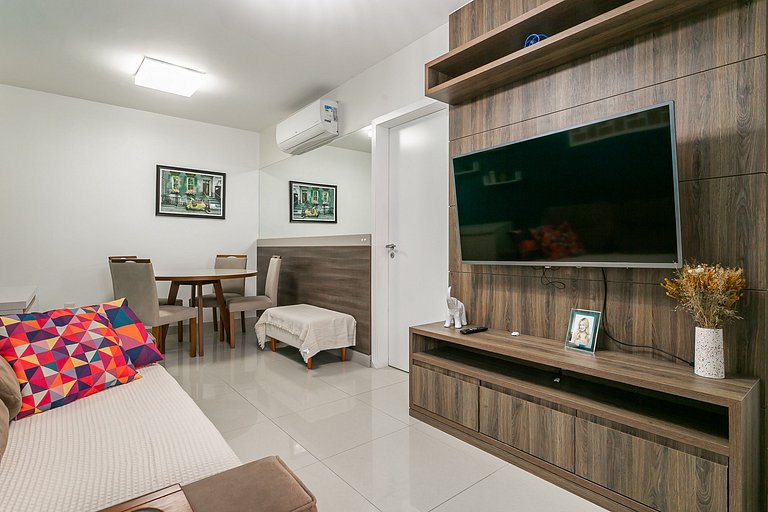 50" Smart TV | 500 meters from UFSC #TRINA03D