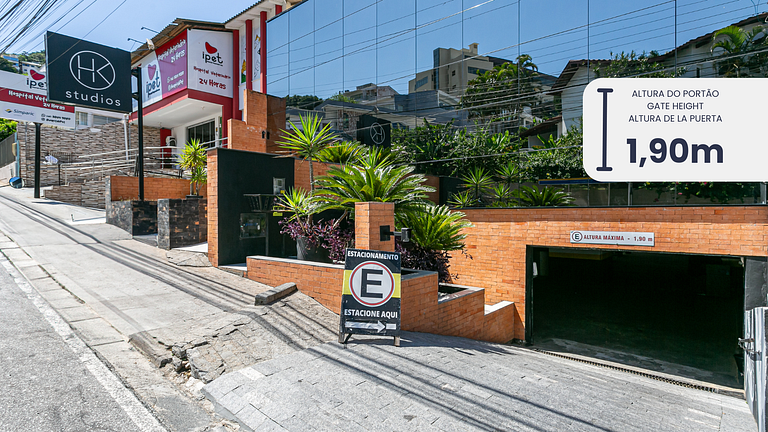 Studio novo próximo ao Beiramar Shopping #HKSP01