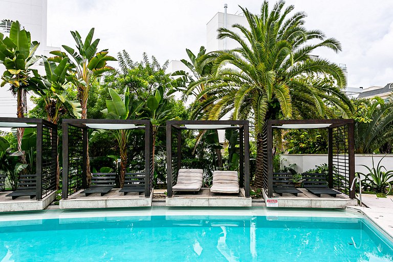 350m from Jurerê Beach | Swimming Pool #JA36