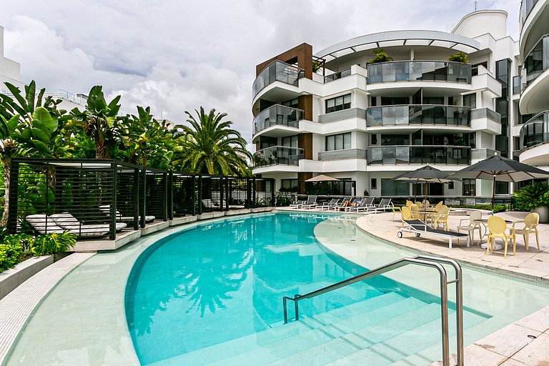 350m from Jurerê Beach | Swimming Pool #JA36