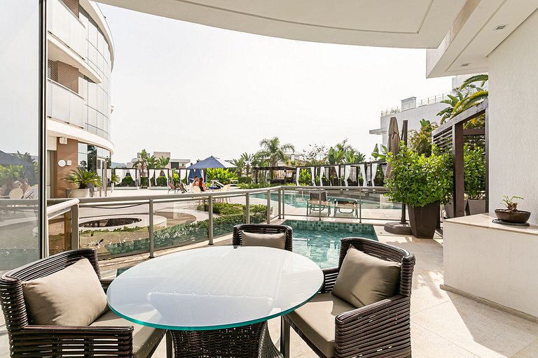 350m from Jurerê Beach | Swimming Pool #JA36