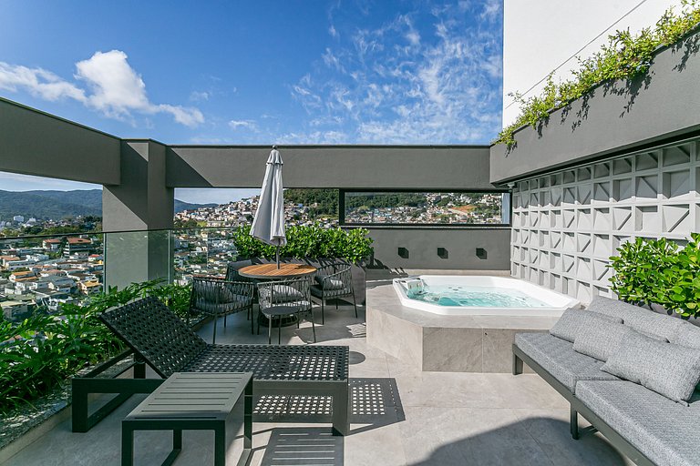 Piscina Vista Mar | Prox. ao Shopping #CA86