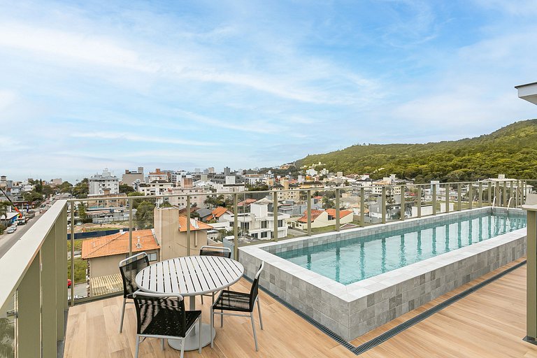 Rooftop Pool | 500m from Jurerê Beach #JA38