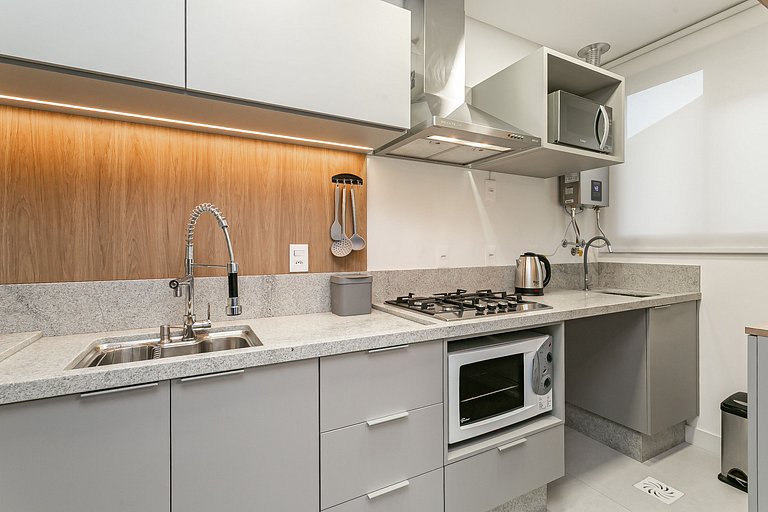 Piscina no Rooftop | 500m da Praia de Jurerê #JA38