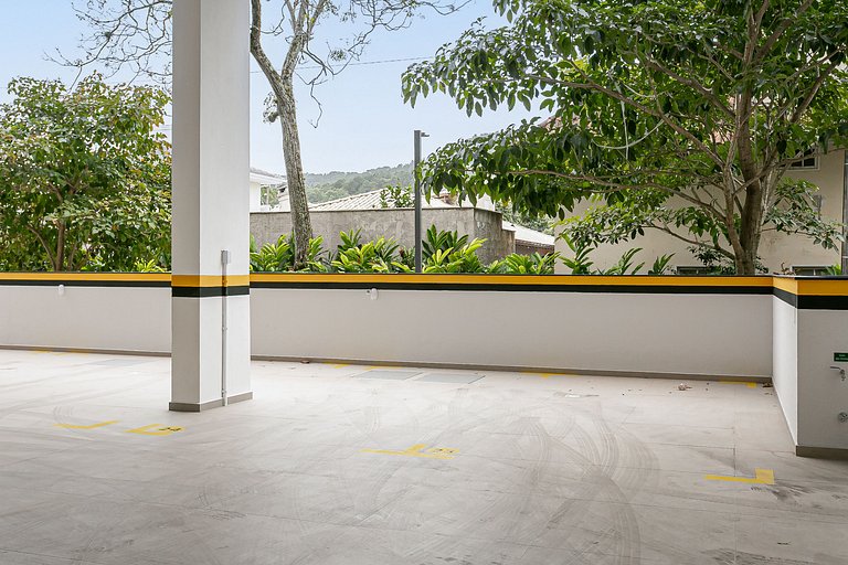 Piscina no Rooftop | 550m da Praia de Jurerê #JA38