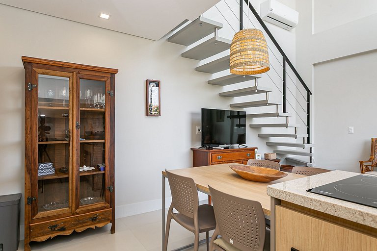 Vista Parcial do Mar | Piscina | WIFI 400mb #SAL08