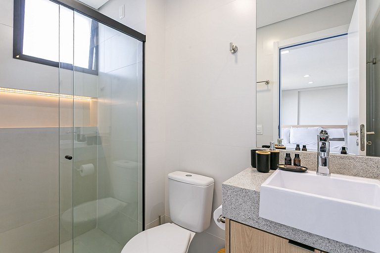 Vista Parcial do Mar | Piscina | WIFI 400mb #SAL08