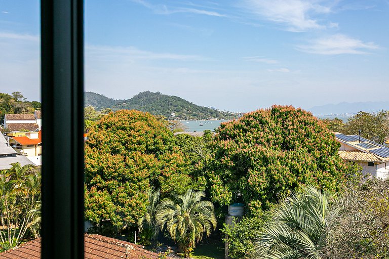 Vista Parcial do Mar | Piscina | WIFI 400mb #SAL08