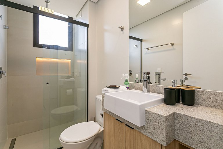 Vista Parcial do Mar | Piscina | WIFI 400mb #SAL08