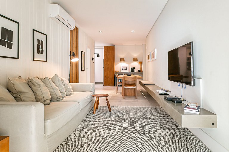 250m from Jurerê Beach | WI-FI 300mb #JA40