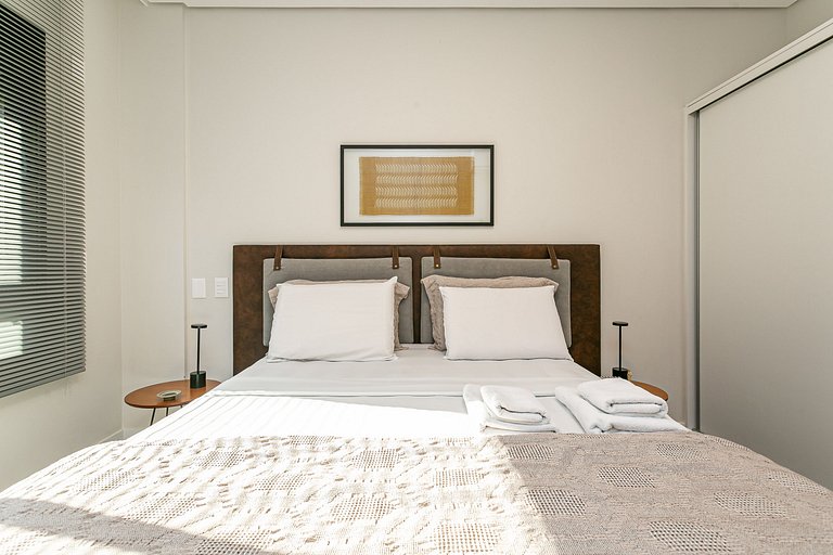 250m from Jurerê Beach | WI-FI 300mb #JA40