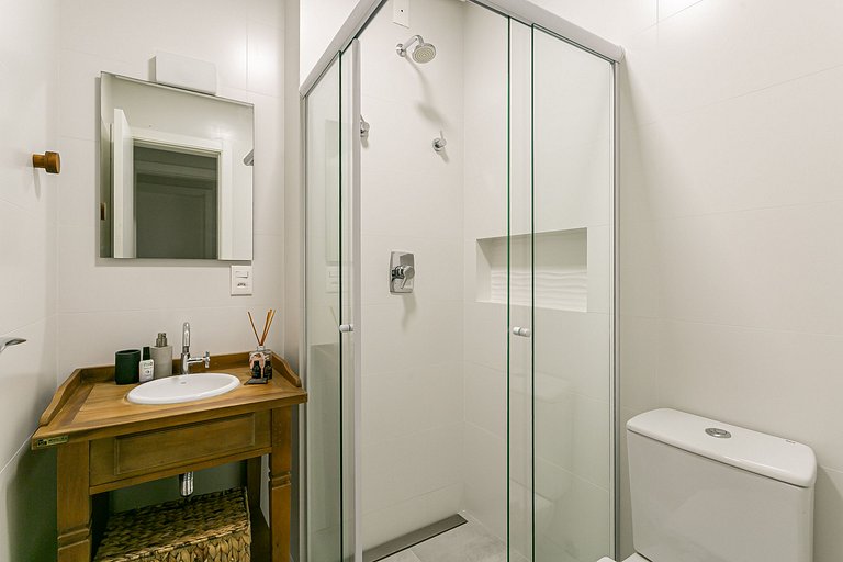 250m from Jurerê Beach | WI-FI 300mb #JA40