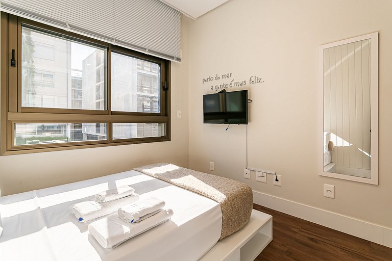 250m from Jurerê Beach | WI-FI 300mb #JA40