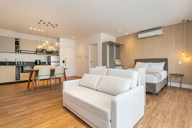 Studio Moderno | 600MB | Piscina e Academia #SG01