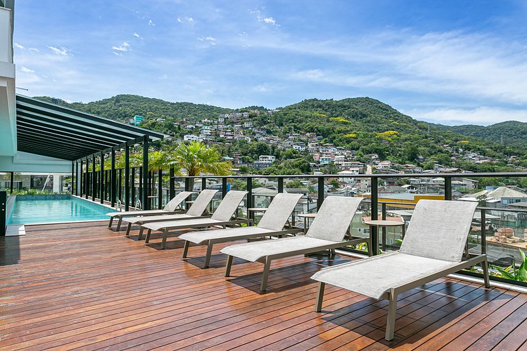 Studio Moderno | 600MB | Piscina e Academia #SG01