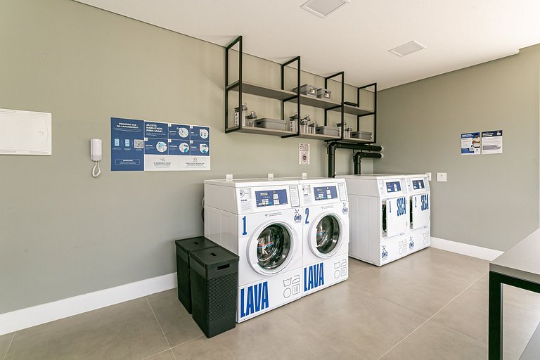 Studio Moderno | 600MB | Piscina e Academia #SG01