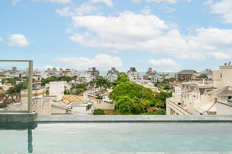 Piscina no Terraço | Jurerê | WI-FI 300MB JA37#