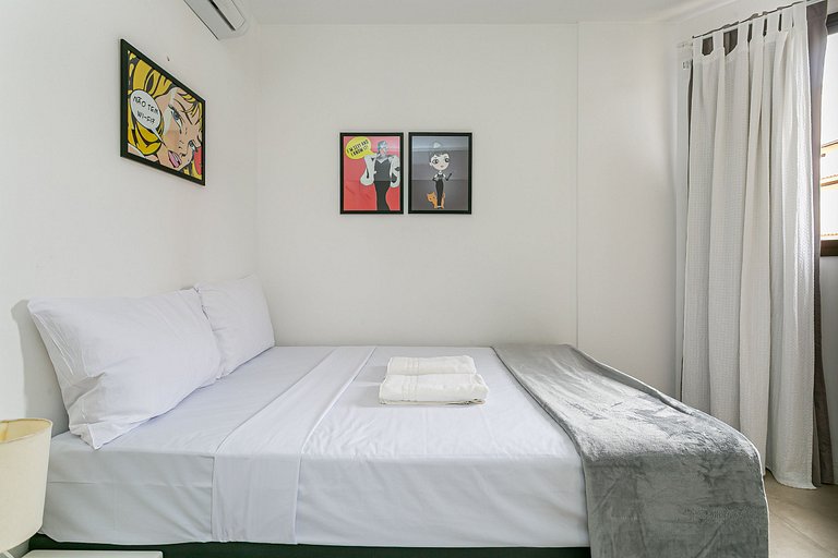 500m da praia de Jurerê | WI-FI 300MB #JA41