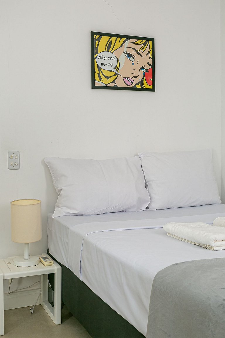 500m from Jurerê Beach | 300MB WI-FI #JA41