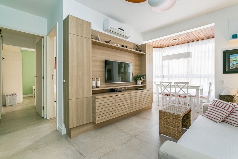 500m da praia de Jurerê | WI-FI 300MB #JA41