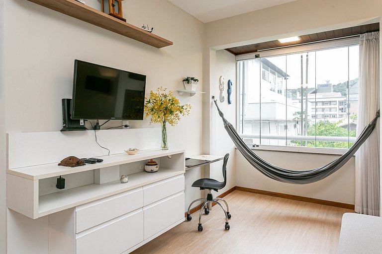 700m da praia de Jurerê | Wi-Fi 1000MB