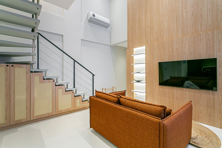 Vista Parcial do Mar | Piscina | WIFI 400mb #SAL12