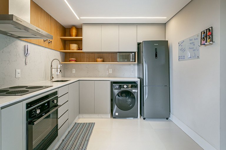 Vista Parcial do Mar | Piscina | WIFI 400mb #SAL12