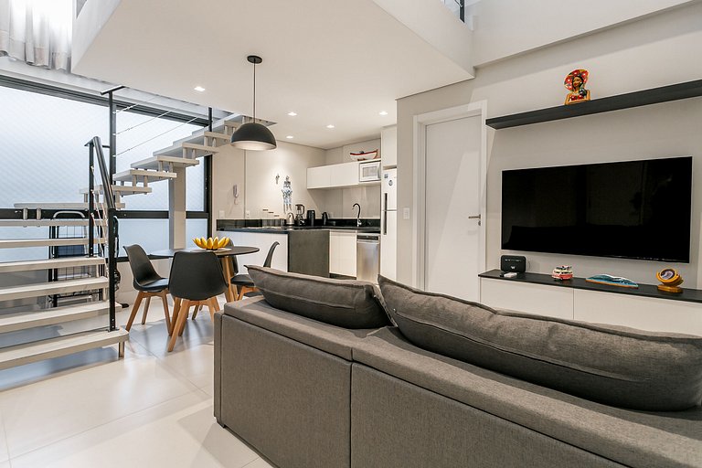 Vista Parcial do Mar | Piscina | WIFI 200mb #SAL09