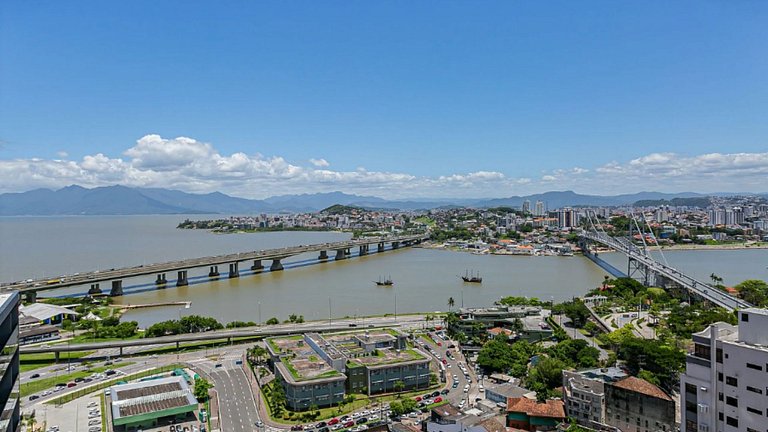 WI-FI 500MB Excelente vista do Mar e Ponte #CA51D