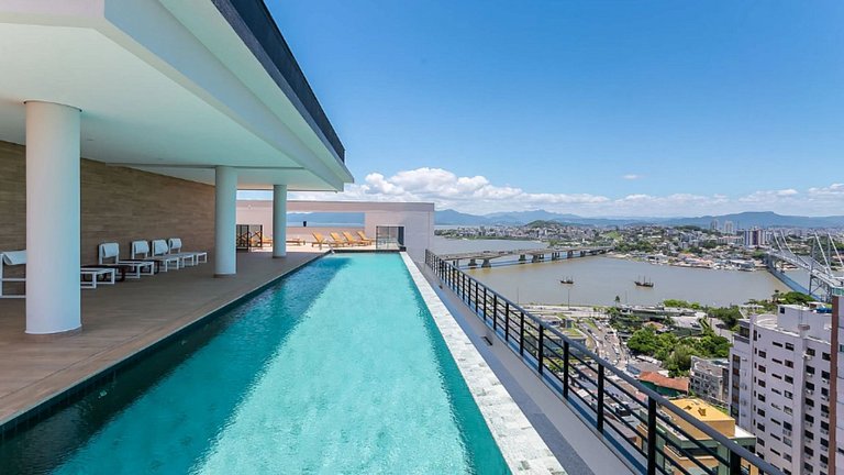 WI-FI 500MB Excelente vista do Mar e Ponte #CA51D