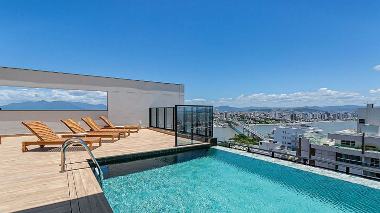 WI-FI 500MB Excelente vista do Mar e Ponte #CA51D