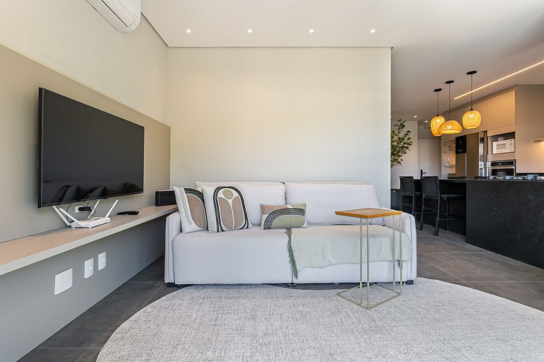 Wi-Fi 400mb + Smart TV 50” | Praia 1,5 km #CHA13