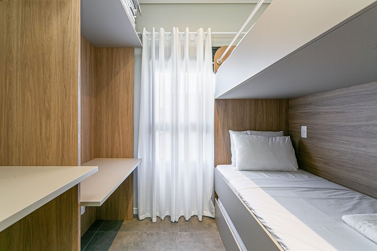 Wi-Fi 400mb + Smart TV 50” | Praia 1,5 km #CHA13