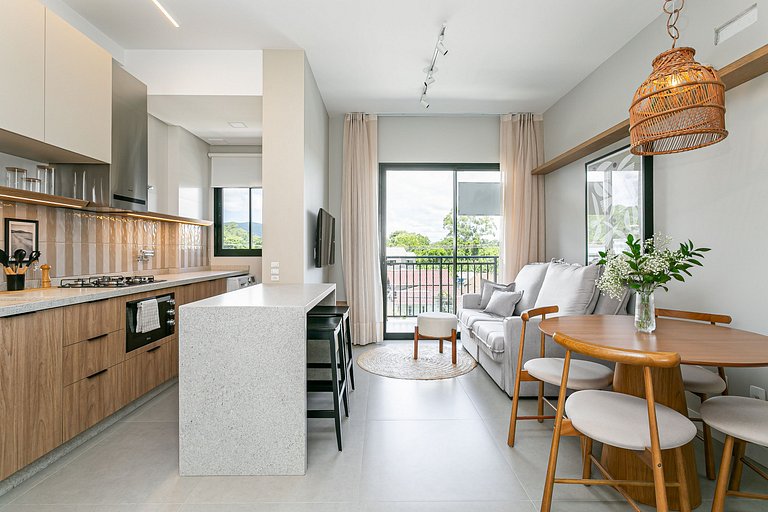 Apto Moderno | Rooftop c/ Piscina #CHA16