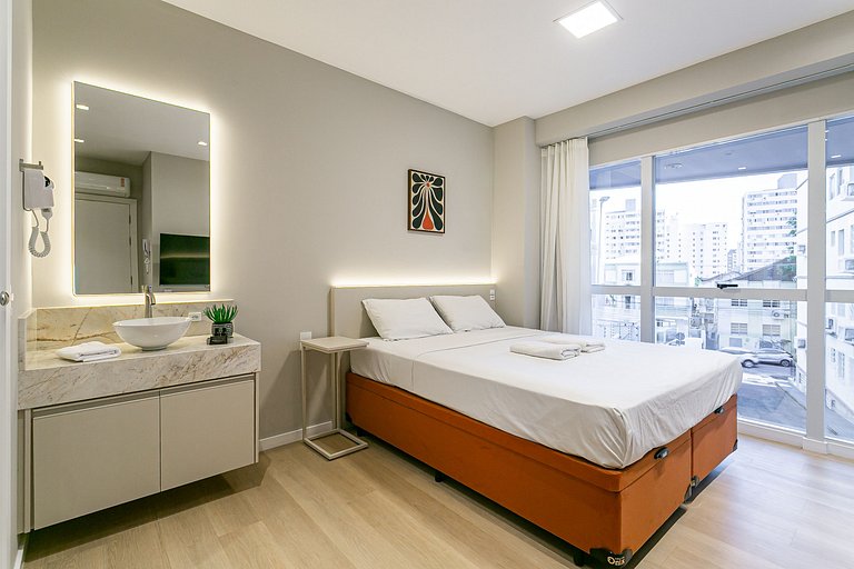 Studio novo | Próx. a Beiramar | Tudo a pé #TM106