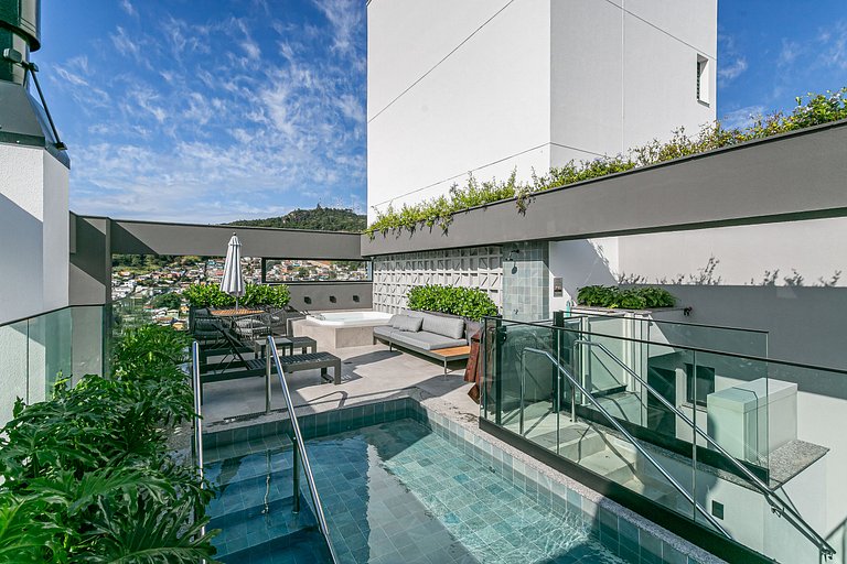 Vista Parcial do Mar | Piscina | WI-FI 500mb #CA82D