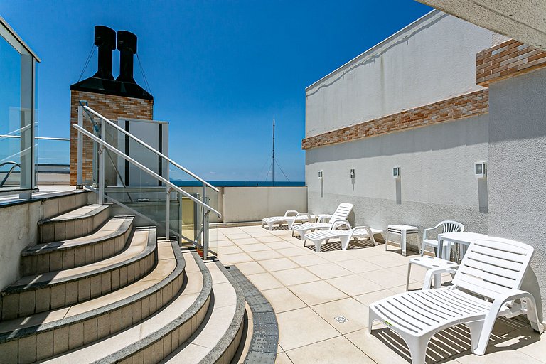Vista Mar | Piscina | 90m da Praia #IA06D