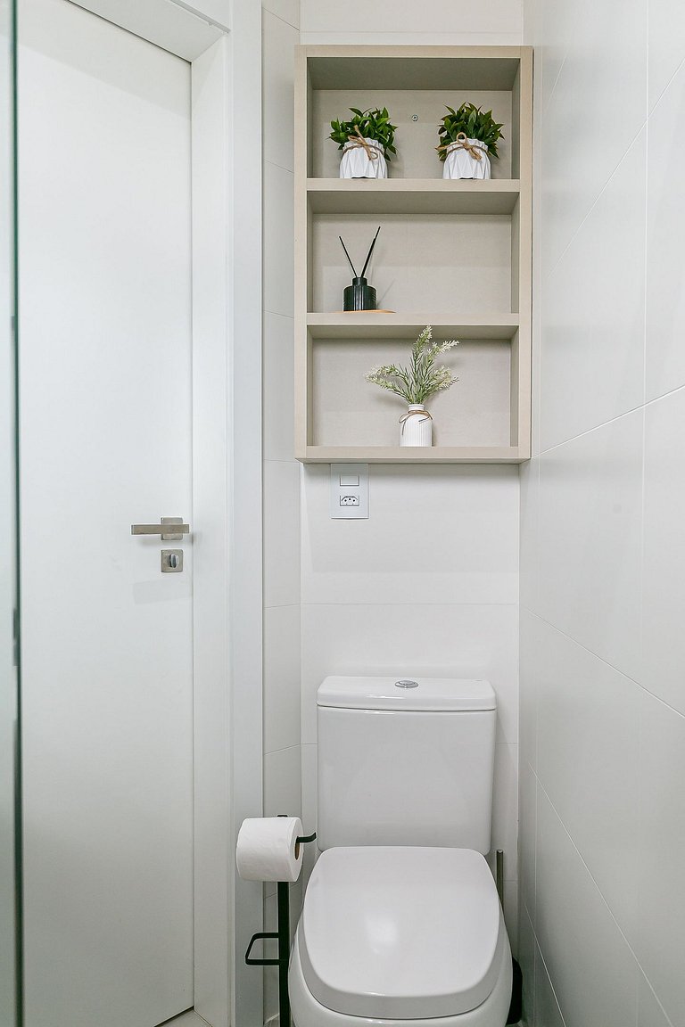 Modern studio 400m from UFSC | 50" TV #CARV06