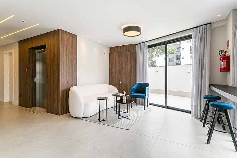 Modern studio 400m from UFSC | 50" TV #CARV06